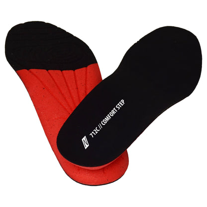 NITRAS COMFORT STEP, plantillas, negro / rojo