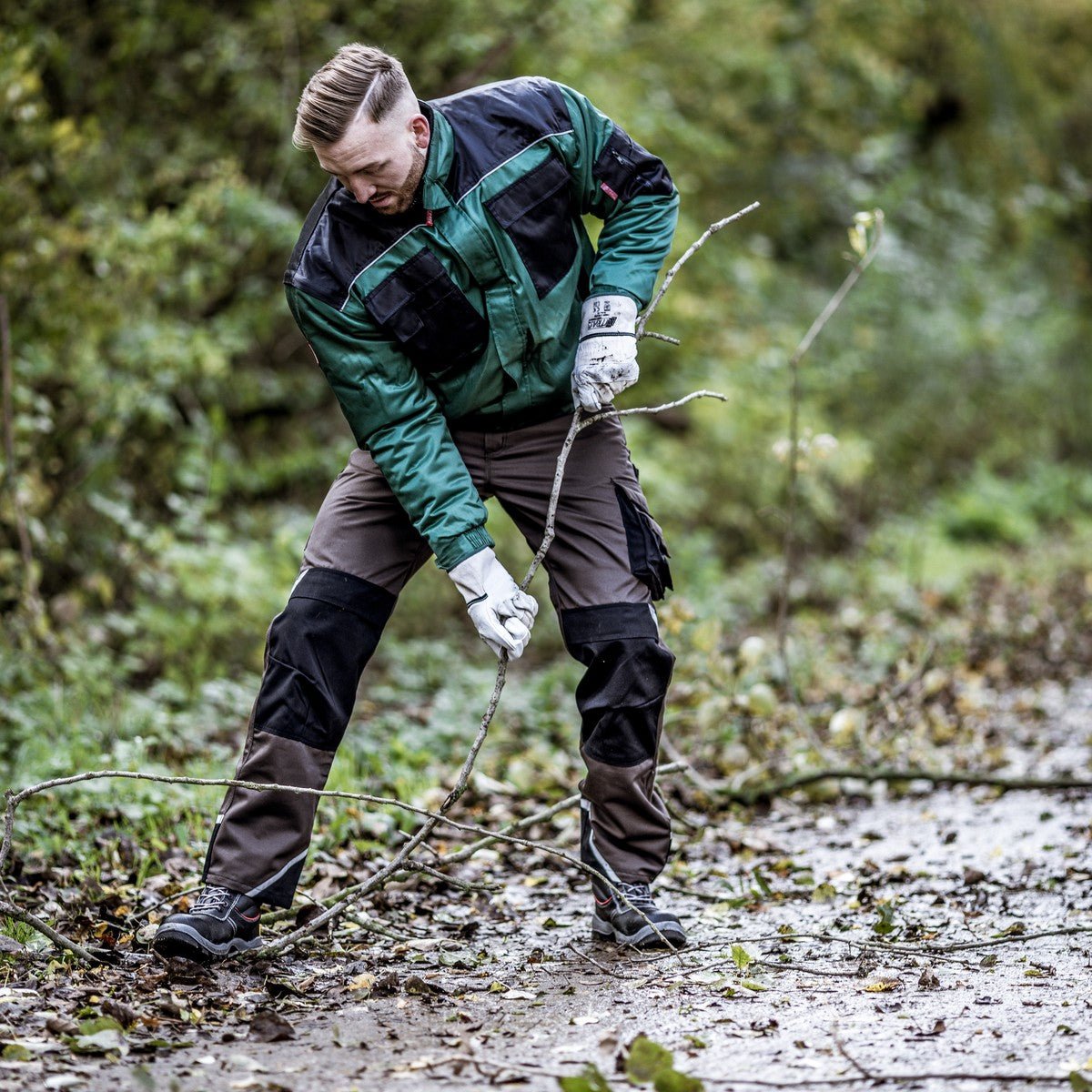 NITRAS STEP MID MF, S3 safety boots, mid-height, black