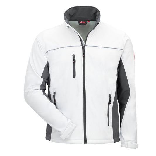 NITRAS MOTION TEX LIGHT, chaqueta softshell, blanco / gris