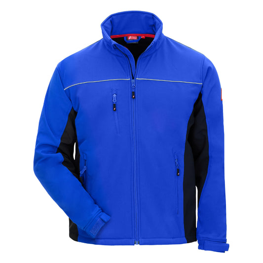 NITRAS MOTION TEX LIGHT, chaqueta softshell, azul real / negro