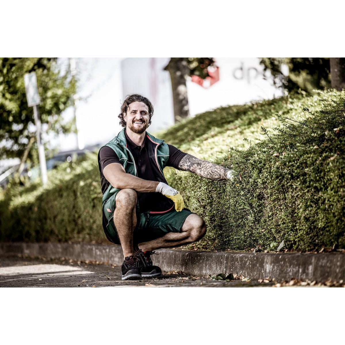 NITRAS MOTION TEX LIGHT, chaleco softshell, verde / negro