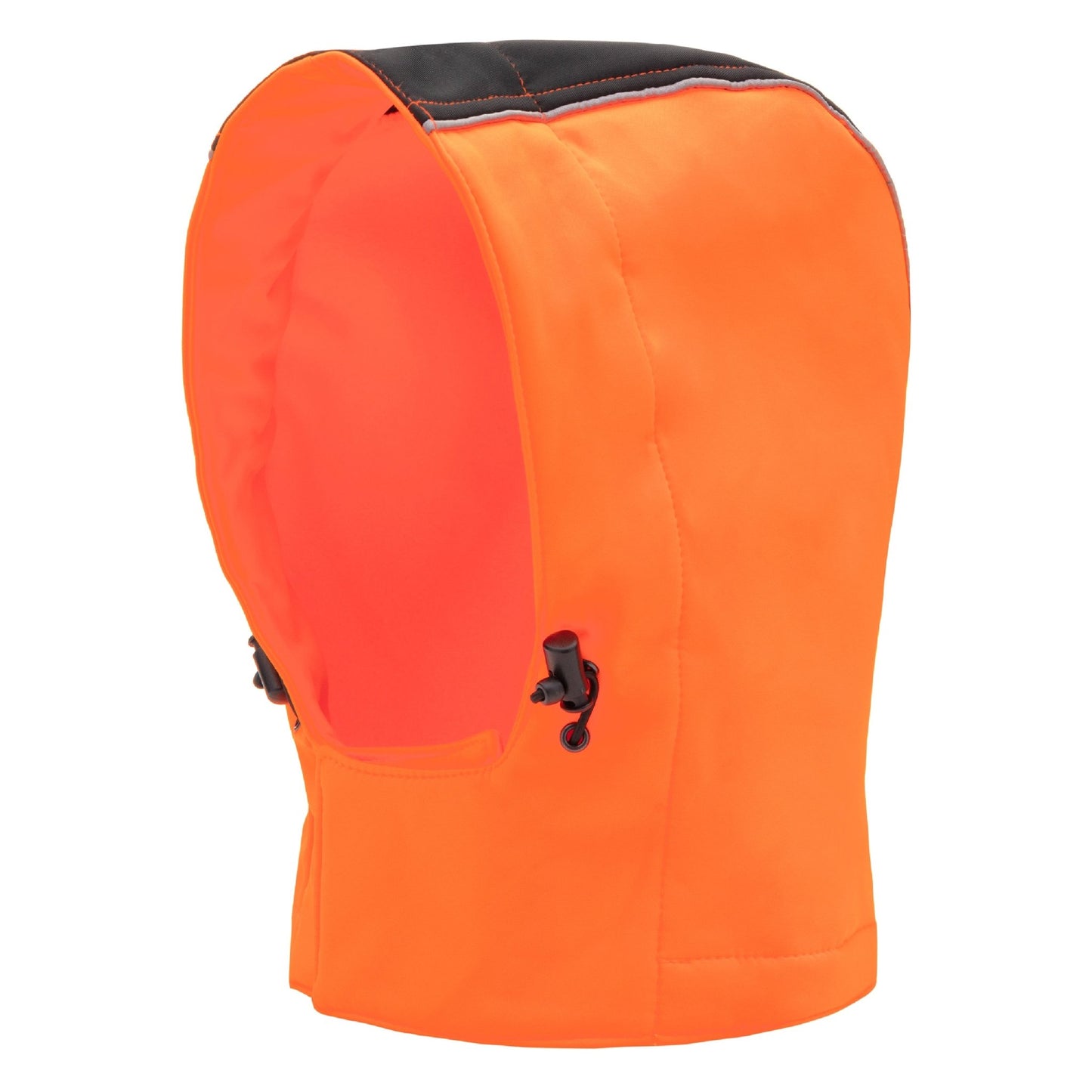 Capucha desmontable NITRAS, naranja neón / negro, poliéster OEKO-TEX: 100% | Paquete (1 pieza)