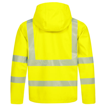 NITRAS MOTION TEX VIZ PLUS, high-visibility rain jacket