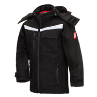 NITRAS MOTION TEX KIDS, chaqueta softshell, negro