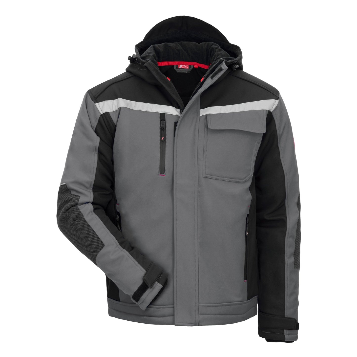 NITRAS MOTION TEX PLUS, chaqueta de invierno, gris / negro