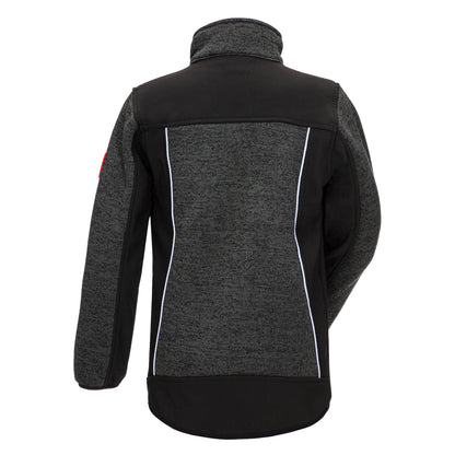 NITRAS MOTION TEX KIDS, chaqueta softshell de punto, negro