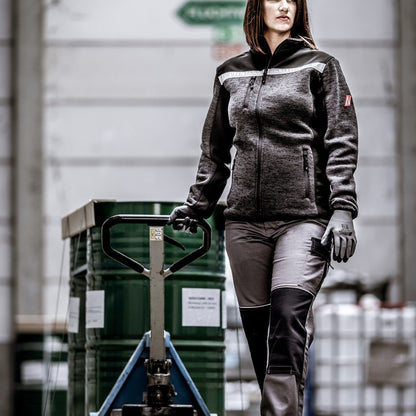 NITRAS MOTION TEX PLUS, chaqueta softshell de punto, negro