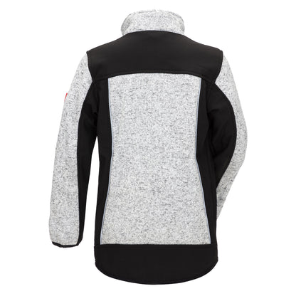NITRAS MOTION TEX KIDS, chaqueta softshell de punto, gris claro/negro