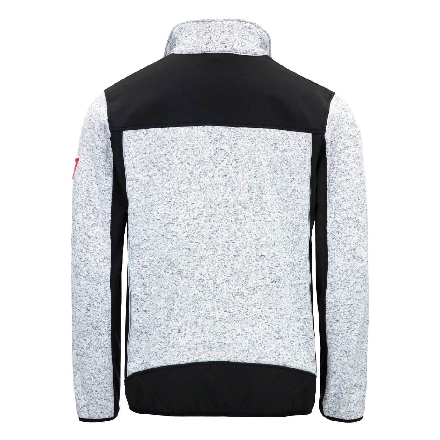 NITRAS MOTION TEX PLUS, chaqueta softshell de punto, gris claro / negro
