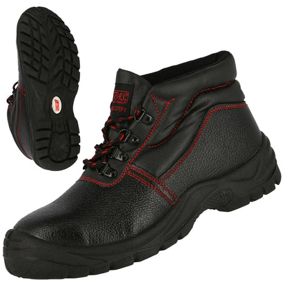 NITRAS BASIC STEP MID, Botas de seguridad S3, altura media, negro