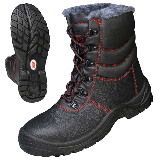 Botas de seguridad de invierno NITRAS BASIC STEP MID+ W, S3 CI, altura media, negro