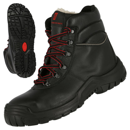 Botas de seguridad de invierno NITRAS POWER STEP MID+, S3 CI HI HRO SRC, altura media, negro