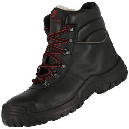 Botas de seguridad de invierno NITRAS POWER STEP MID+, S3 CI HI HRO SRC, altura media, negro