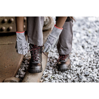 NITRAS CUT B, guantes de protección contra cortes, gris / negro