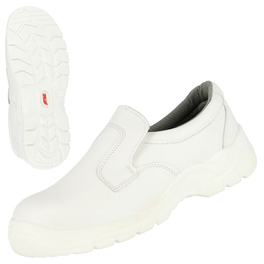 NITRAS CLEAN STEP SL, Zapatillas de seguridad S2, blanco