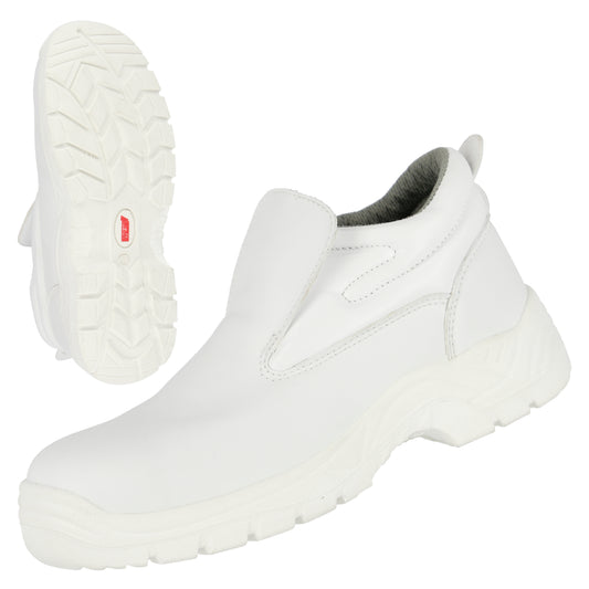 NITRAS CLEAN STEP MID SL, Zapatillas de seguridad S2, blanco