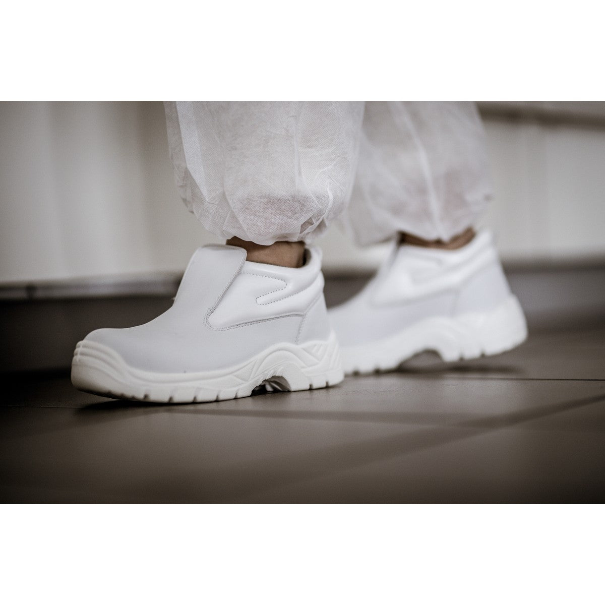 NITRAS CLEAN STEP MID SL, Zapatillas de seguridad S2, blanco