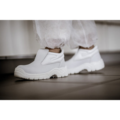 NITRAS CLEAN STEP MID SL, Zapatillas de seguridad S2, blanco