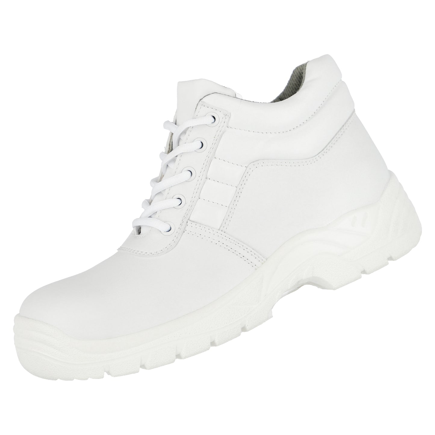 NITRAS CLEAN STEP MID, S2 safety boots, mid-height, white
