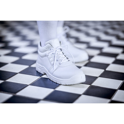 NITRAS CLEAN STEP MID, Botas de seguridad S2, altura media, blanco