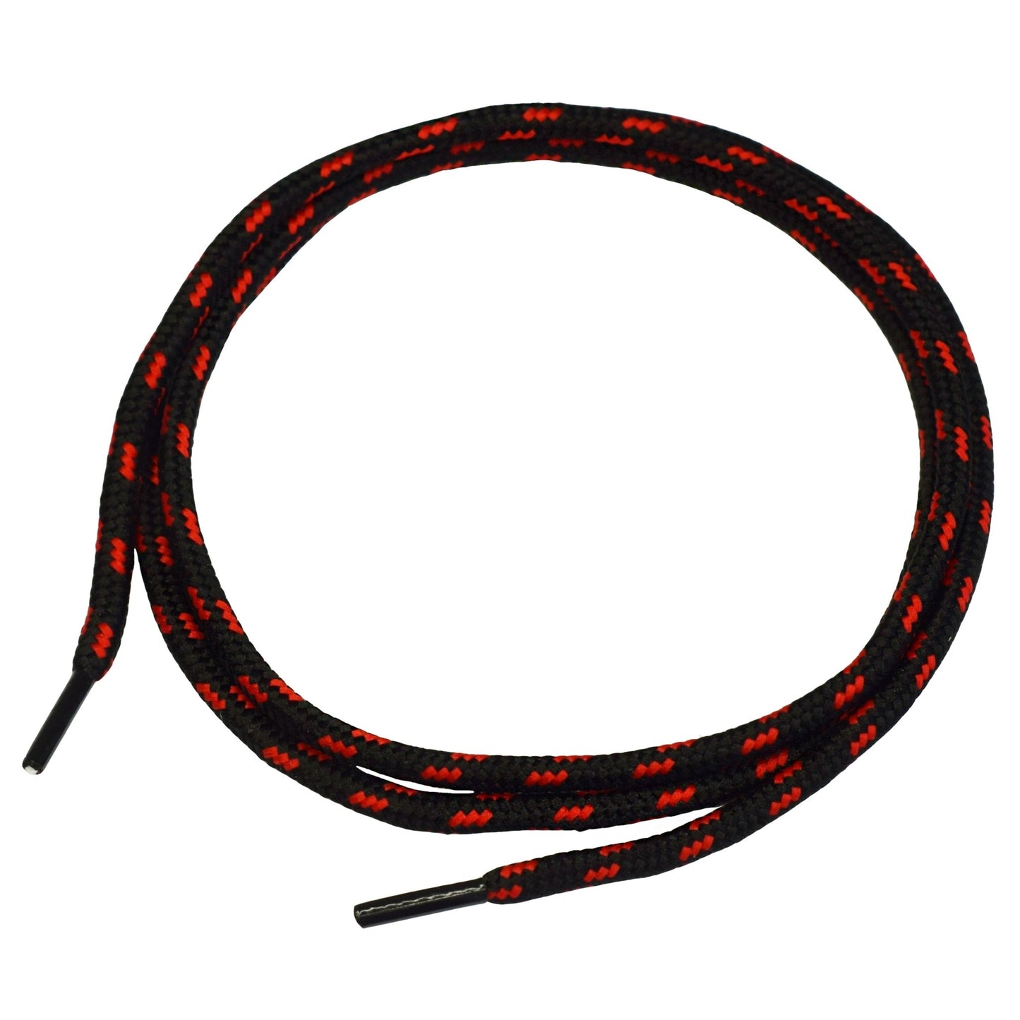 Cordones NITRAS, negro / rojo | Paquete (1 par)