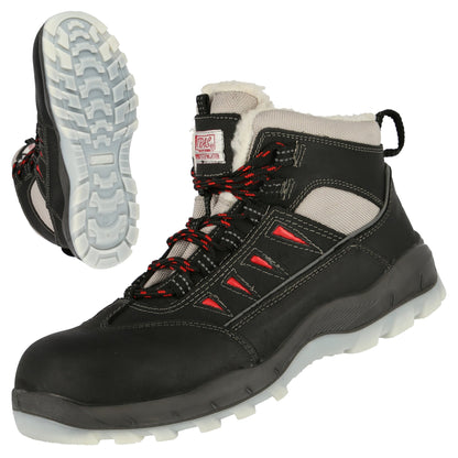 NITRAS SPORT STEP MID W, S3 CI safety winter boots, mid-height, black