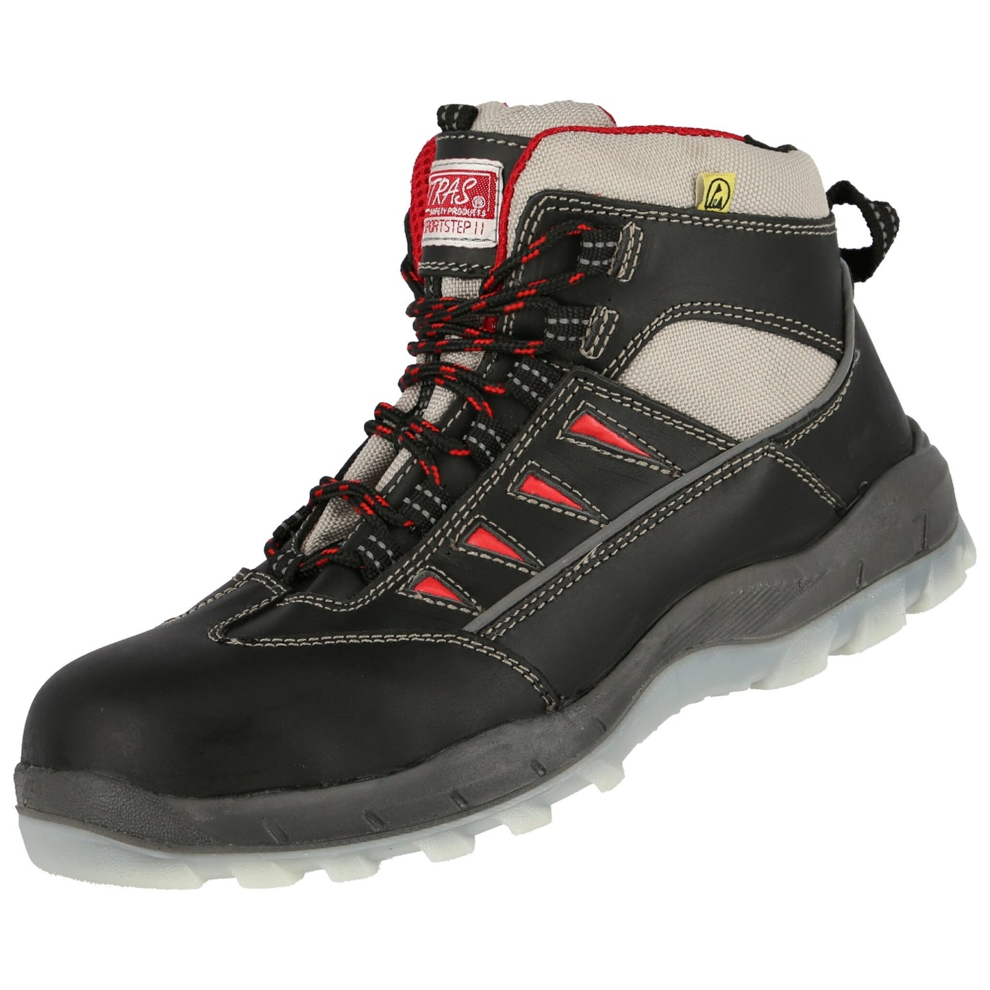 NITRAS SPORT STEP MID, Botas de seguridad S3, altura media, negro