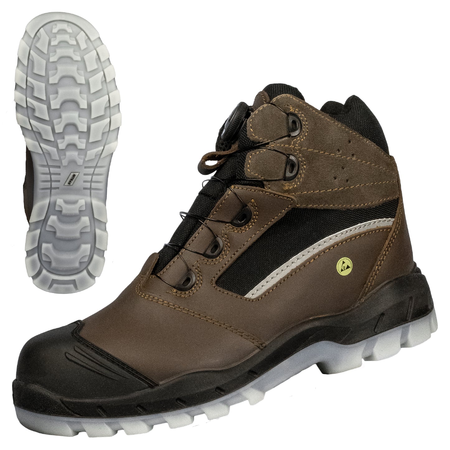 Botas de seguridad NITRAS TOUGH STEP MID FIT, S7S CI FO SR, altura media