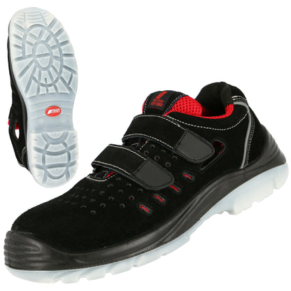 NITRAS EASY STEP SA, sandalias de seguridad S1P, negro