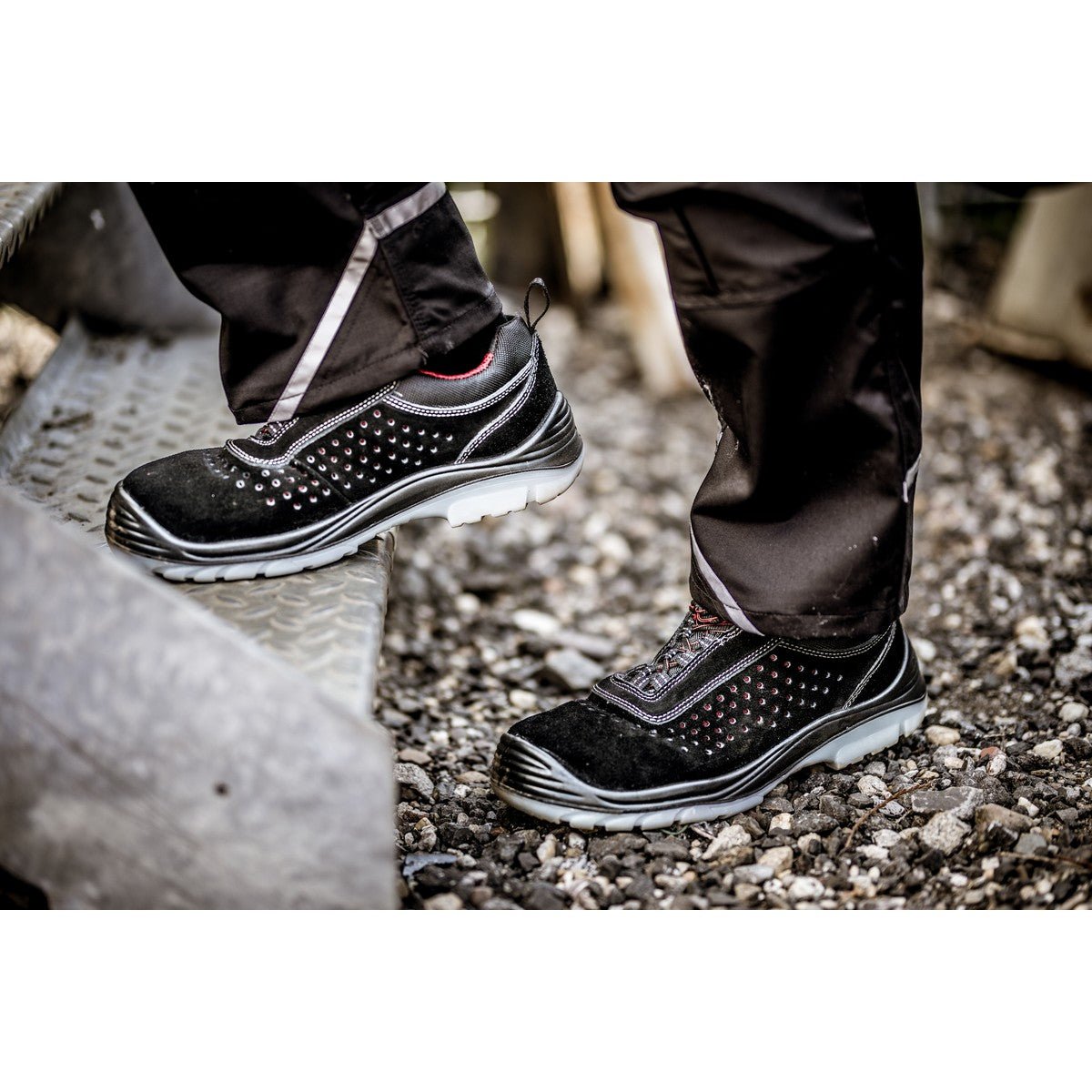 Zapatos de seguridad NITRAS EASY STEP P, S1P, negro