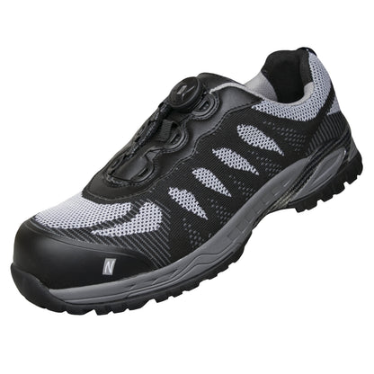 NITRAS PRO STEP FIT, calzado de seguridad, negro / gris
