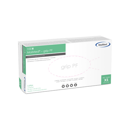 MaiMed-grip PF, guantes de exploración de látex no estériles y sin polvo