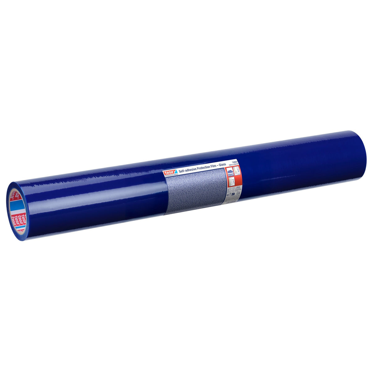 Lámina protectora autoadhesiva tesa Professional 74921 – Para cristal, azul, 100 m x 750 mm