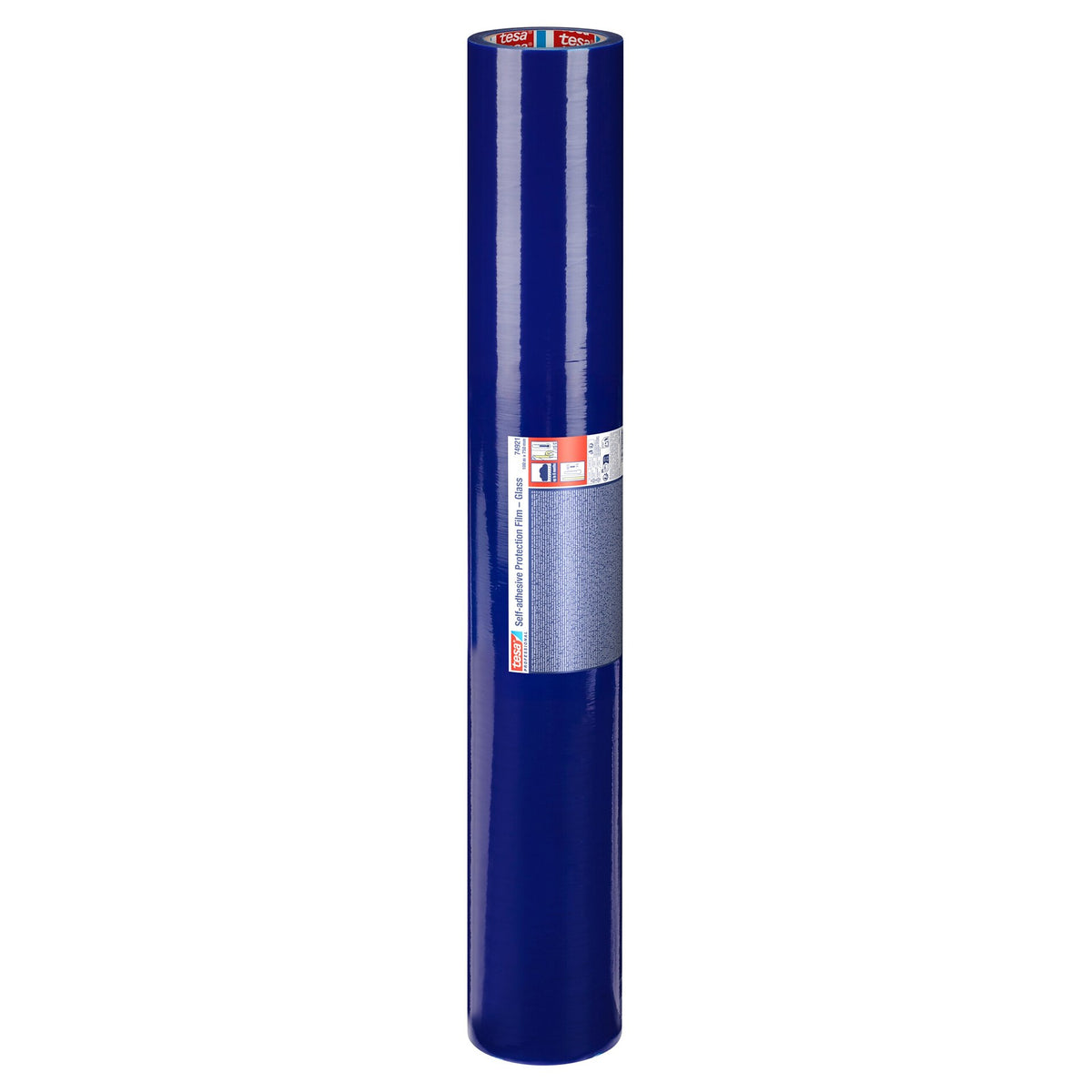 Lámina protectora autoadhesiva tesa Professional 74921 – Para cristal, azul, 100 m x 750 mm