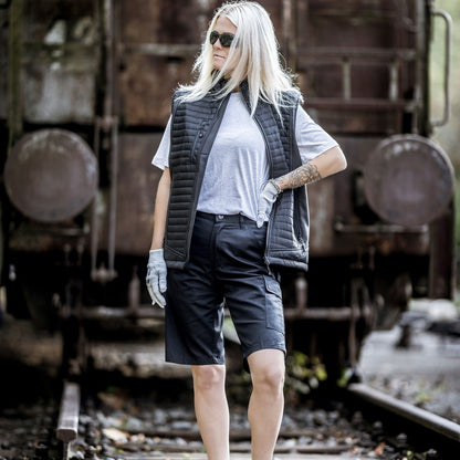 NITRAS MOTION TEX LIGHT, pantalón de trabajo corto, negro