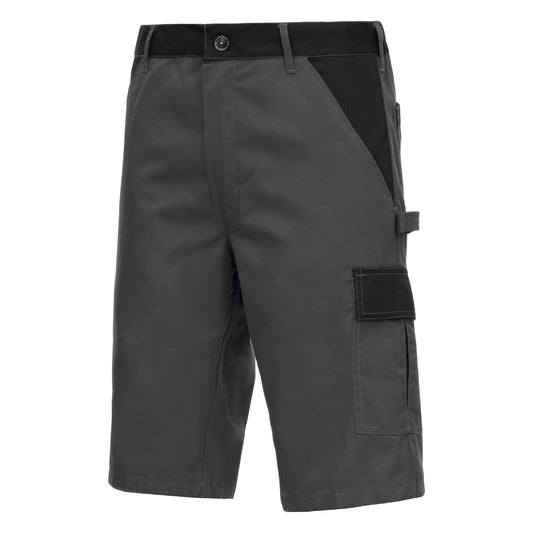 NITRAS MOTION TEX LIGHT, work trousers, short, gray / black
