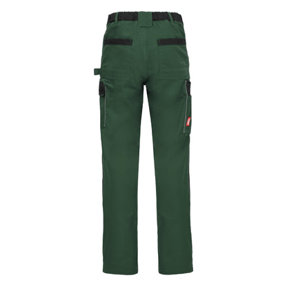 NITRAS MOTION TEX LIGHT, work trousers, long, green / black