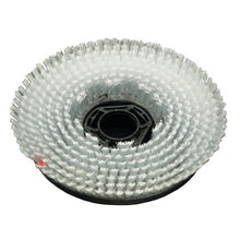 Die Scheuerbürste Waschbeton (33 cm) von Diversey Deutschland GmbH & Co. OHG ist eine Scheuerbürste mit abgewinkelten Borsten und schwarzer Mittelnabe für den swingo 1650 - ideal für die Reinigung von Waschbetonflächen. Packungsgröße: 1 Stück. Abgebildet auf weißem Hintergrund.