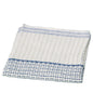 The TASKI floor cloth from Diversey Deutschland GmbH & Co. OHG is a robust 45x45 cm large white cloth with blue stripes, perfect for traditional wet mopping of floors. The package contains 10 pieces - ideal for professional cleaning.
