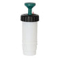 The TASKI VersaPlus 2.0 bottle 0.6 L green from Diversey is a 600 ml white pressure bottle with a black screw cap and green handle, ideal for professional cleaning with TASKI VersaPlus 2.0 systems (1 piece).