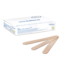 MaiMed - HMS non-sterile wooden mouth depressor, 15cm long, 100 pieces/box | Box (100 pieces)