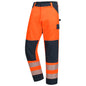 NITRAS MOTION TEX VIZ, long high-visibility work trousers