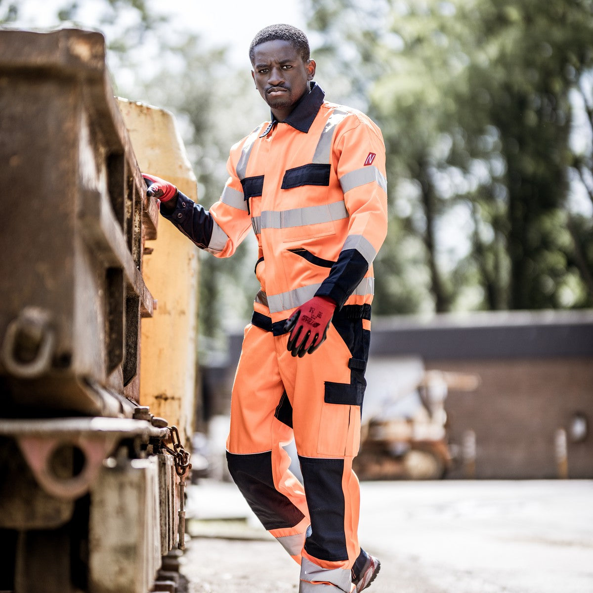 NITRAS MOTION TEX VIZ, chaqueta de trabajo de alta visibilidad