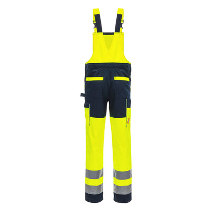 NITRAS MOTION TEX VIZ, high-visibility dungarees