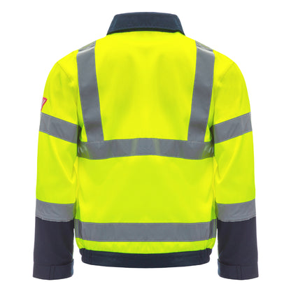 NITRAS MOTION TEX VIZ, high-visibility work jacket