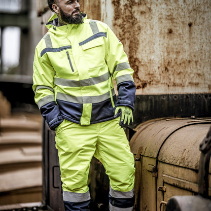 NITRAS MOTION TEX VIZ PLUS, chaqueta softshell de invierno de alta visibilidad