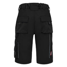 NITRAS MOTION TEX PLUS, work trousers, short, black