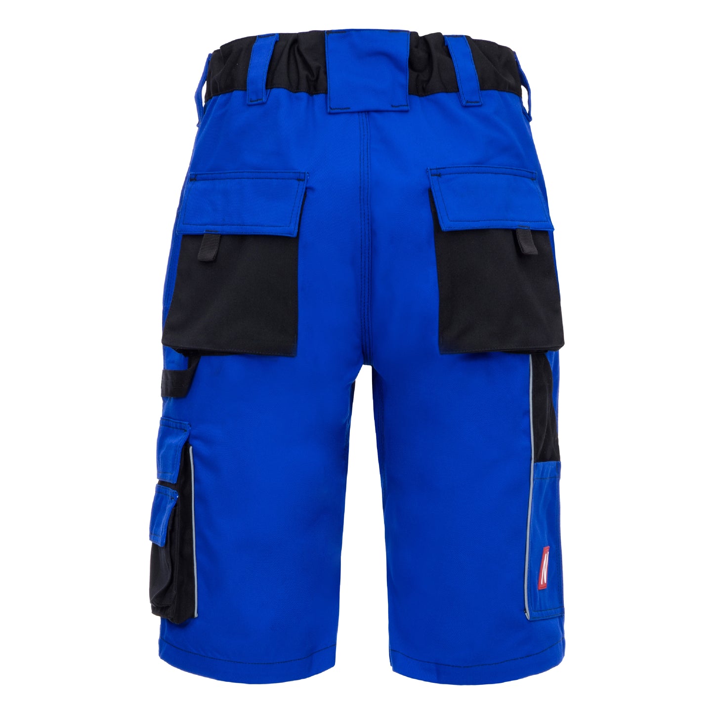 NITRAS MOTION TEX PLUS, work trousers, short, royal blue / black