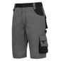NITRAS MOTION TEX PLUS, work trousers, short, gray / black