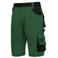 NITRAS MOTION TEX PLUS, work trousers, short, green / black